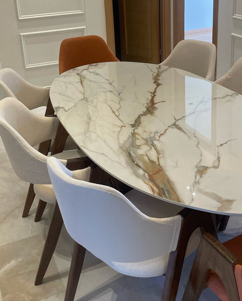 Salle à Manger Céramique avec 8 chaises