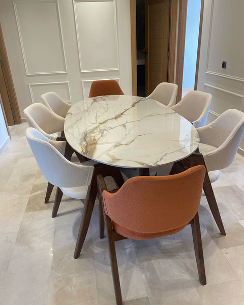 Salle à Manger Céramique avec 8 chaises