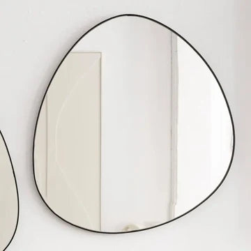 Paire de Miroirs Mural Design – Formes Fluides et Naturelles