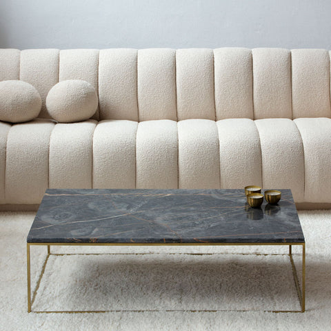 Table basse en marbre Saint Laurent – Élégance intemporelle