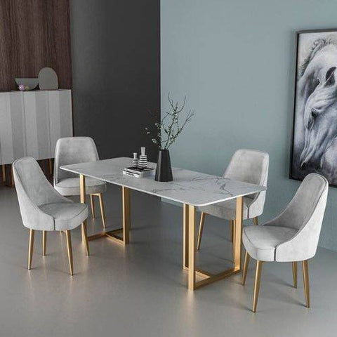 Table a manger métal 6 personnes “ALBINA”