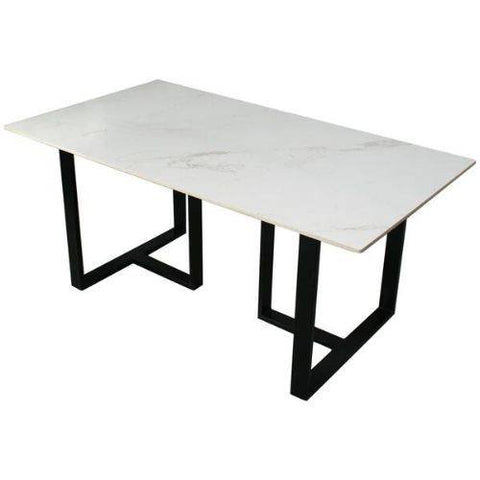 Table a manger métal 6 personnes “ALBINA”