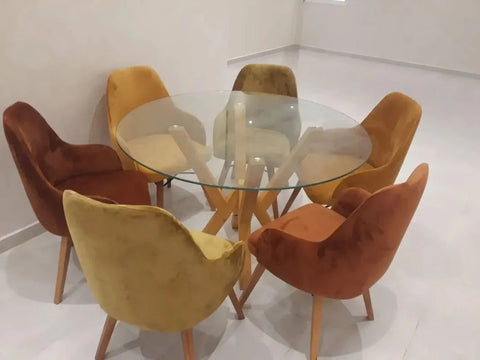 Table ronde pour salle à manger Cyréna