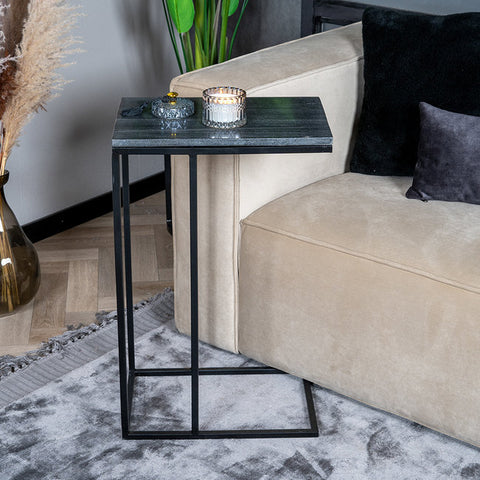 TABLE PC PORTABLE MARBRE METTALITH