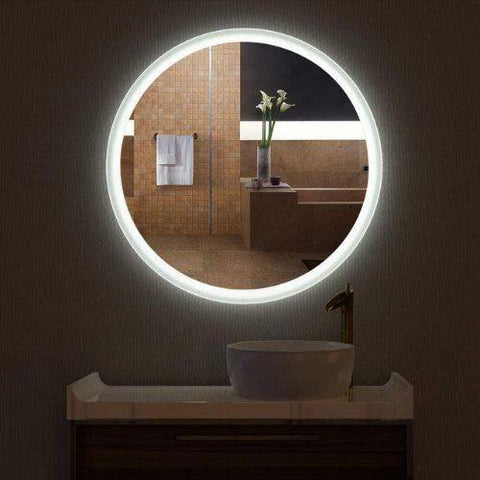 Miroir lumineux à LED en forme de cercle – modèle “ECLIA”