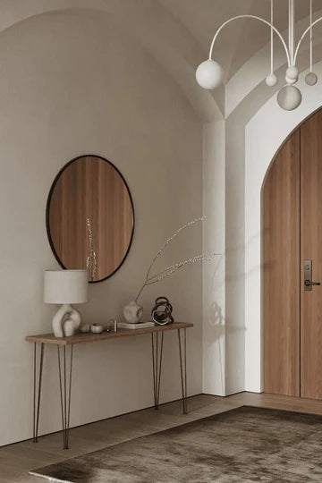 Miroir Rond Noir – Disponible en 5 Diamètres pour S’adapter à Tous les Espaces