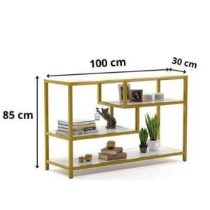 Console avec étagères Iris