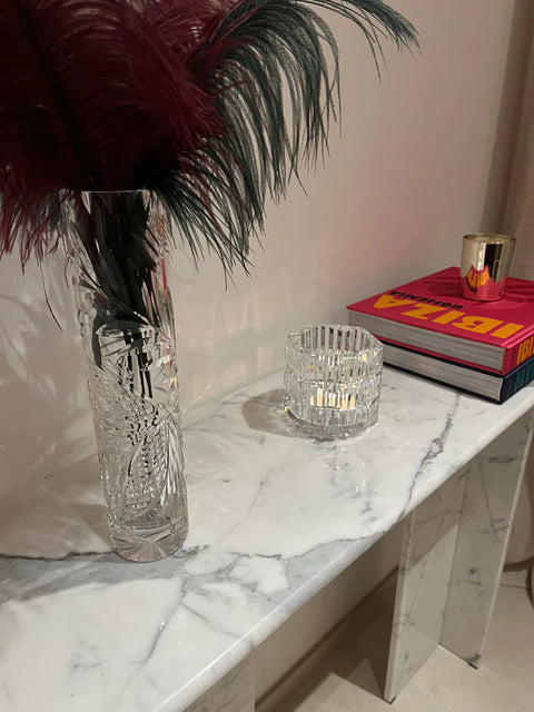 Console Signature en marbre Calacatta 100 % naturel