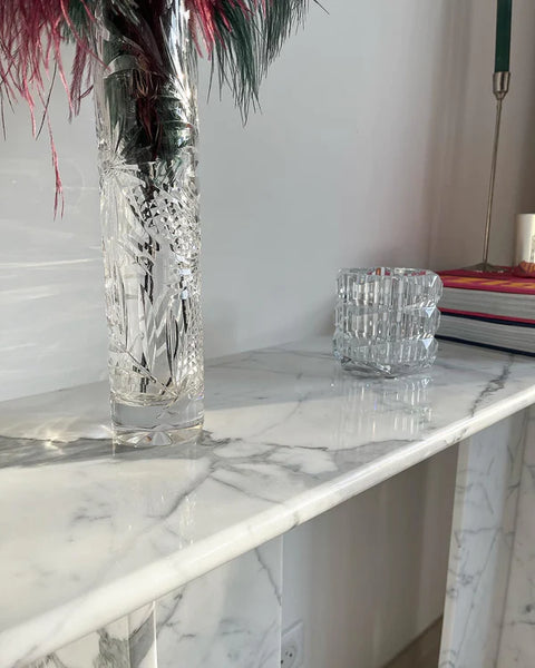 Console Signature en marbre Calacatta 100 % naturel