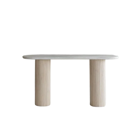 Console en travertin (Rivio)