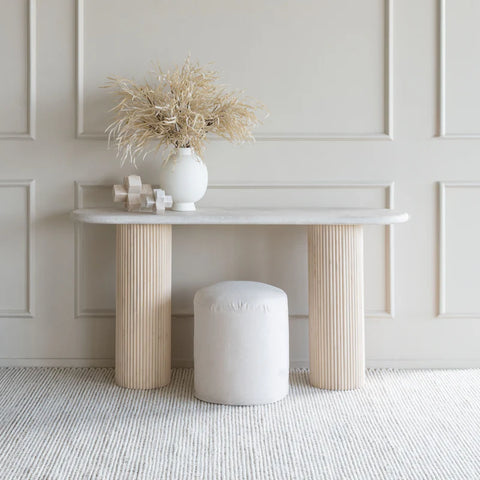 Console en travertin (Rivio)