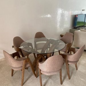 Salle à Manger Ronde Majestic 6 chaises