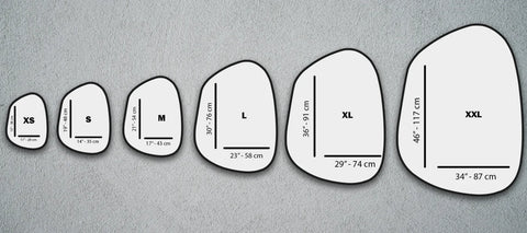Miroir rond à cadre métallique noir finition satinée