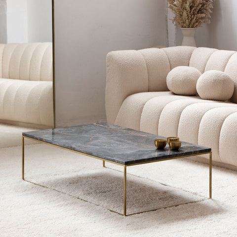 Table basse en marbre Saint Laurent – Élégance intemporelle
