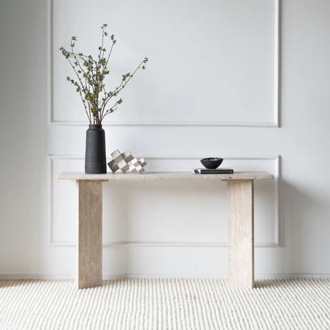 Console en travertin (Sierra)