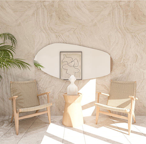 Miroirs décoratifs au design contemporain