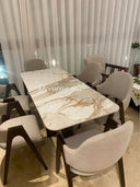 Table à Manger en Céramique avec 6 Chaises – Design Moderne & Élégant | VECCHIA
