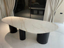 Table à Manger en Céramique Élégante