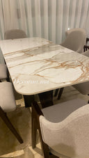 Table à Manger en Céramique avec 6 Chaises – Design Moderne & Élégant | VECCHIA