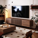 Meuble TV contemporain en panneaux de fibres ÉLVARA