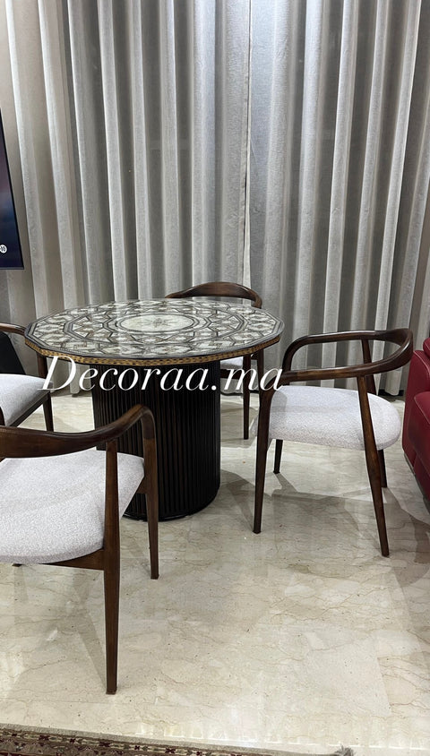 Chaise ELYNORA – Élégance Contemporaine pour Salle à Manger