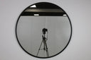 Round mirror with metal frame – Contemporary design