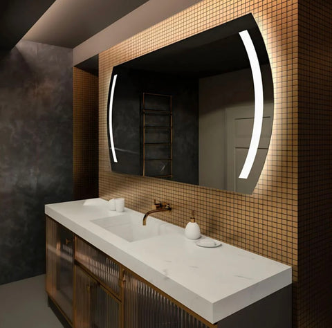 Élia– Miroir de salle de bain avec éclairage LED intégré
