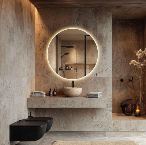 Miroir Séréa avec LED laser et lavabo