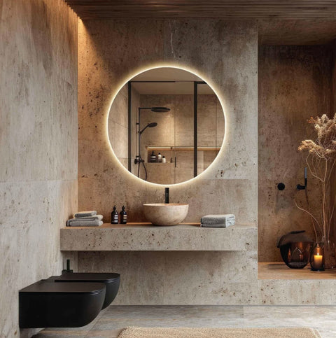 Miroir Séréa avec LED laser et lavabo