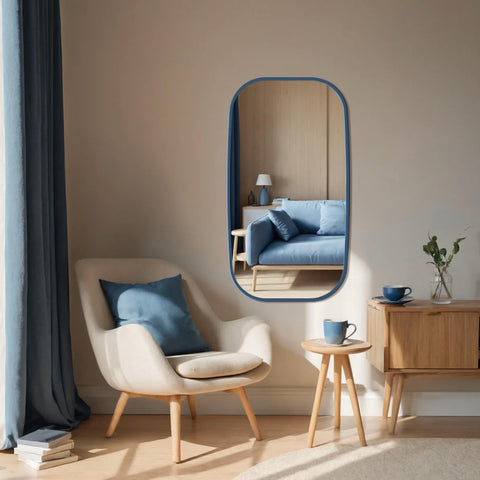 Miroir fin rectangulaire – Élégance moderne avec cadre discret