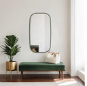 Miroir fin rectangulaire – Élégance moderne avec cadre discret
