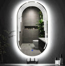 Noréa Miroir de Courtoisie Oblong avec Éclairage LED