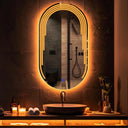 Noréa Miroir de Courtoisie Oblong avec Éclairage LED