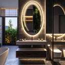 Ovalys – Miroir de Courtoisie LED en Forme d’Ellipse