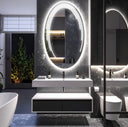 Ovalys – Miroir de Courtoisie LED en Forme d’Ellipse
