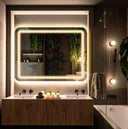 Miroir Rectangulaire LED Orlina – Design Moderne de Courtoisie