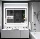 Miroir Rectangulaire LED Orlina – Design Moderne de Courtoisie