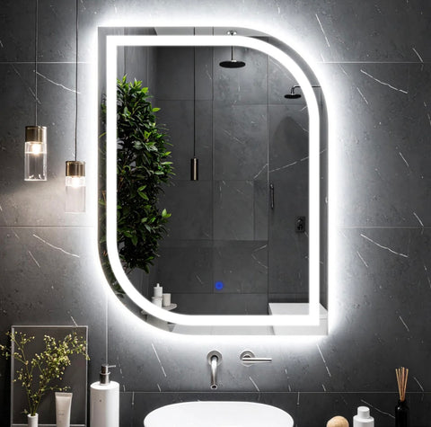 Orlina LED – Miroir de Courtoisie Rectangulaire Élégant