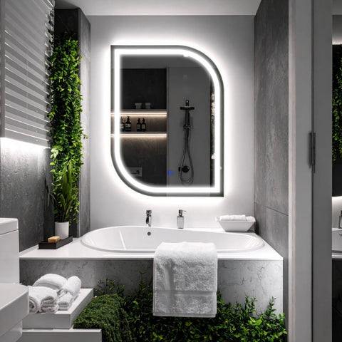 Orlina LED – Miroir de Courtoisie Rectangulaire Élégant