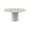 Table ronde en béton ciré  (Noah)