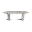 Table ovale en marbre (Verde)