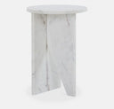 Table d’appoint en travertin (Alba)