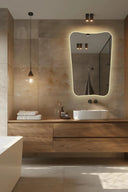 Miroir de salle de bain LED Aveline