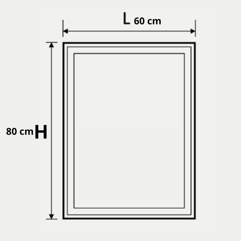 Miroir Salle de Bain Moderne LED – Design Épuré et Éclairage Intégré