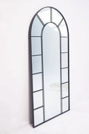 Black Arched Mirror – Vertical Section Frame, Available in 4 Sizes