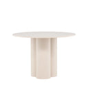 Round polished concrete table (Bern)