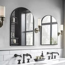 Miroir de salle de bain pour porte