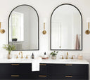 Miroir de salle de bain pour porte