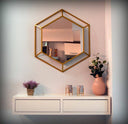 Miroir mural en relief 3D – idéal pour chambre