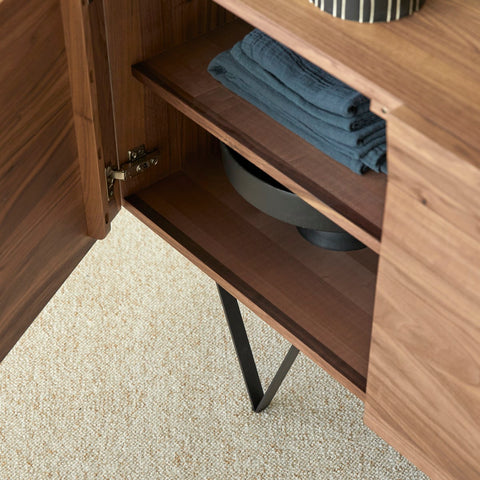 Buffet en Noyer 175 cm – Design Élégant et Contemporain | SOLVERA